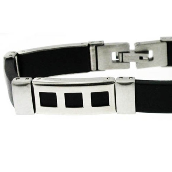2/$50 Men's Carminatto Stainless Steel Bracelet - Picture 3 of 3
